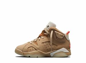 Travis Scott Nike PS Air Jordan 6 &quot;British Khaki&quot; 20cm DH0693-200