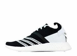 WHITE MOUNTAINEERING × NMD_R2 TRIAL PRIMEKNIT "BLACK WHITE" CG3648 （コアブラック/フットウェアホワイト）