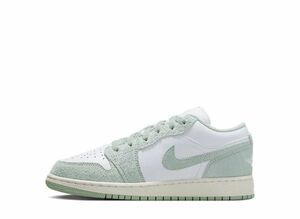 NIke GS Air Jordan 1 Low SE &quot;White/Sail/Seaform&quot; 22.5cm FN9137-131