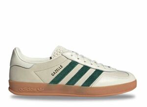 adidas Gazelle Indoor "Off White/Dark Green/Footwear White" 24.5cm ID2567