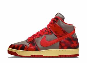 Nike Dunk High &quot;Red Acid Wash&quot; 28cm DD9404-600