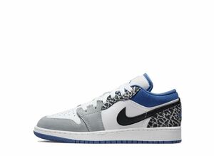 Nike GS Air Jordan 1 Low "True Blue" 24.5cm DQ2514-140