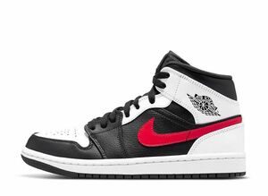 NIKE AIR JORDAN 1 MID &quot;BLACK/CHILE RED/WHITE&quot; 27cm 554724-075