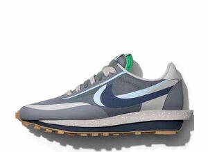 CLOT Sacai Nike LD Waffle "Grey Obsidian/Cool Grey" 29.5cm DH3114-001