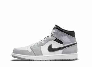 Nike GS Air Jordan 1 Mid &quot;Grey-White/Anthracite&quot; 23.5cm 554725-078