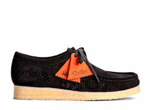 Civilist Clarks Wallabee "Black Embossed Suede" 28cm 26177775