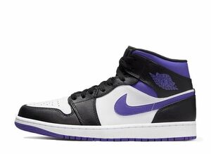 Nike Air Jordan 1 Mid &quot;Black/Court Purple&quot; 29cm 554724-095