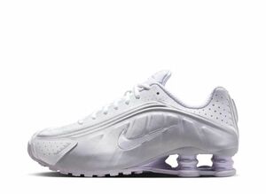 Nike WMNS Shox R4 "White and Metallic Platinum" 23cm HF5076-100