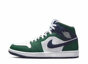 Nike WMNS Air Jordan 1 Mid &quot;Navy/Green&quot; 28.5cm DZ5326-300