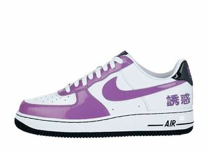 LEBRON JAMES × AIR FORCE 1 LOW CHAMBER OF FEAR "TEMPTATION NEW YORK" 311729-151 （ホワイト/ヒヤシンス/ブラック）