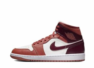 Nike WMNS Air Jordan 1 Mid "Dusty Peach/Sail/White" 24.5cm BQ6472-200