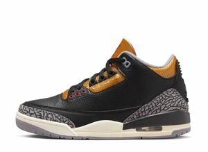 Nike WMNS Air Jordan 3 &quot;Black/Gold&quot; 25cm CK9246-067