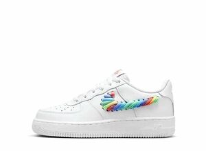 Nike GS Air Force 1 Low "Rainbow Swooshes" 24.5cm FQ4948-100