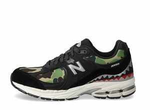 A BATHING APE × New Balance 2002R &quot;Black&quot; 27cm M2002RBF