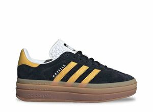 adidas Originals WMNS Gazelle Bold &quot;Core Black/Bold Gold/Footwear White&quot; 23.5cm IE0422