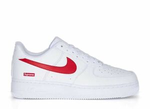 Supreme Nike Air Force 1 Low China Exclusive "White/Speed Red" 29.5cm CU9225-101