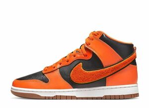 Nike Dunk High University Chenille Swoosh &quot;Black/Orange&quot; 27cm DR8805-002