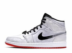 CLOT Nike Air Jordan 1 Mid SE Fearless "White/Black/Red" 29cm CU2804-100