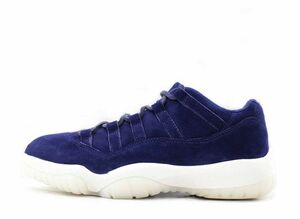 AIR JORDAN 11 RETRO LOW "DEREK JETER RE2PECT" AV2187-441 （バイナリーブルー/セイル/バイナリーブルー）