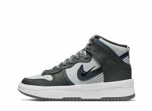 Nike WMNS Dunk High UP &quot;Iron Gray/Mid Night Navy&quot; 28cm DH3718-002