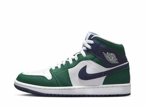 Nike WMNS Air Jordan 1 Mid &quot;Navy/Green&quot; 24cm DZ5326-300