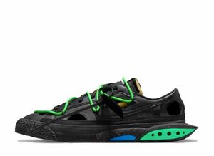 Off-White Nike Blazer Low "Black and Electro Green" 25.5cm DH7863-001