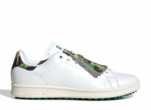 A BATHING APE × adidas Originals Stan Smith Golf "Footwear White/Green" 27.5cm IG5916