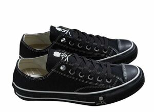 MASTERMIND JAPAN CONVERSE CHUCK TAYLOR CANVAS MMJ OX &quot;BLACK/BLACK&quot; 28cm 1CL731