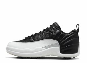 Nike Air Jordan 12 Low Golf Playoffs &quot;Black/Varsity Red-White&quot; 25cm DH4120-010