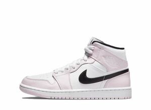 Nike WMNS Air Jordan 1 Mid &quot;Light Violet/White/Black&quot; 25.5cm BQ6472-500