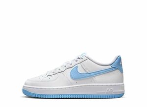 Nike GS Air Force 1 &quot;White/Aquarius Blue&quot; 21.5cm FV5948-107