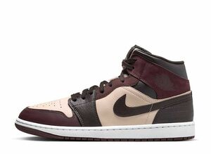 AIR JORDAN 1 MID SE "PARIS YMCA" FZ4359-200 （ベルベットブラウン/サンドドリフト/メタリックゴールド/アース）