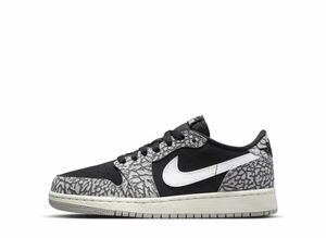 Nike GS Air Jordan 1 Retro Low OG &quot;Black Cement&quot; 24cm CZ0858-001