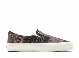 KITH Vans Vault OG Classic Slip-On LX Bandana &quot;Moonless Night&quot; 26cm VN0A45JK6CH