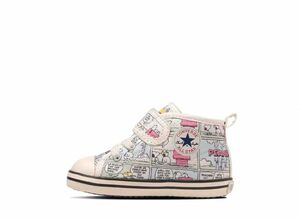 Peanuts Convers KIDS All Star CP V-1 &quot;White&quot; 14cm 37303050