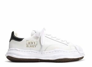 Maison MIHARA YASUHIRO "BLAKEY" OG Sole Leather Low-top Sneaker "White" 27.5cm A06FW702
