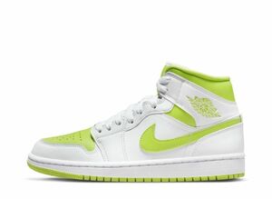 Nike WMNS Air Jordan 1 Mid &quot;White Lime&quot; 27cm BQ6472-131