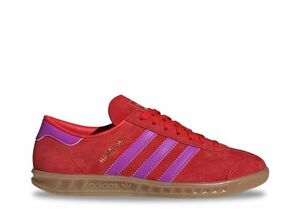 adidas Originals WMNS Hamburg &quot;Red/Purple Burst/Gum&quot; 27.5cm IH5461