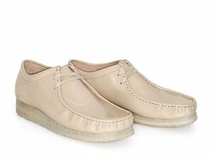 Supreme Clarks Patent Leather Wallabee &quot;Beige&quot; 28cm SUP-CL-24SS-BEI