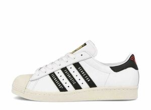 HUMAN MADE adidas originals Superstar 80s &quot;White/Black&quot; 22.5cm FY0728