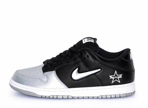 Supreme Nike Dunk Low &quot;Metallic Silver/Black&quot; 27.5cm CK3480-001