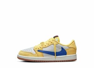 Travis Scott Nike PS Air Jordan 1 Low OG "Canary" 17cm DZ5909-700