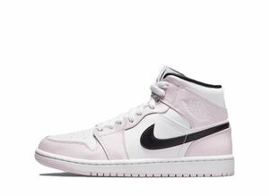 Nike WMNS Air Jordan 1 Mid &quot;Light Violet/White/Black&quot; 25cm BQ6472-500