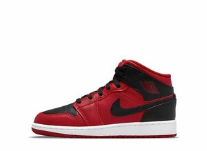 Nike GS Air Jordan 1 Mid &quot;Reverse Bred&quot; 22.5cm 554725-660