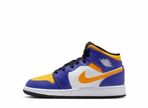 Nike GS Air Jordan 1 Mid &quot;Lakers&quot; 23cm DQ8423-517