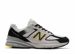 New Balance 990V5 "Silver Black Yellow" 28cm M990SB5