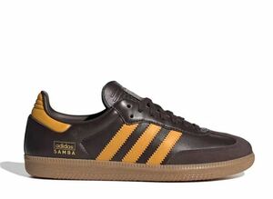 adidas Originals Samba OG &quot;Dark Brown/Preloved Yellow/Gum&quot; 27cm IG6174