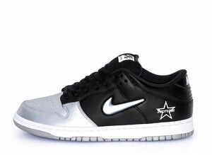 Supreme Nike Dunk Low &quot;Metallic Silver/Black&quot; 27cm CK3480-001