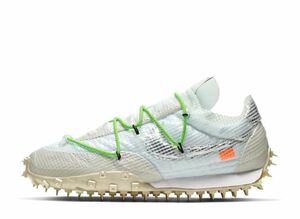 Off-White Nike WMNS Waffle Racer &quot;White&quot; 27cm CD8180-100