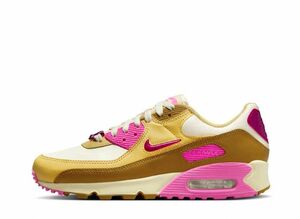 Nike WMNS Air Max 90 SE "Coconuts Milk/Saturn Gold/Blondine/Playful Pink" 24cm FD8684-101